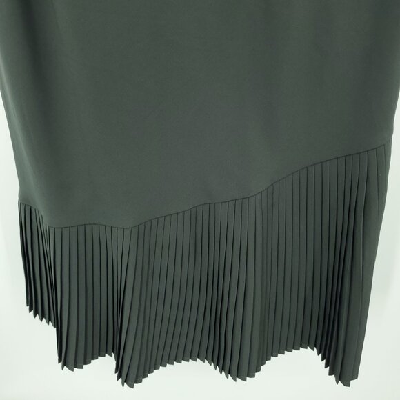 Spanx Yes Pleats Dress Tank Dress Built-In Shorts M Pine Stone Green - Picture 7 of 12